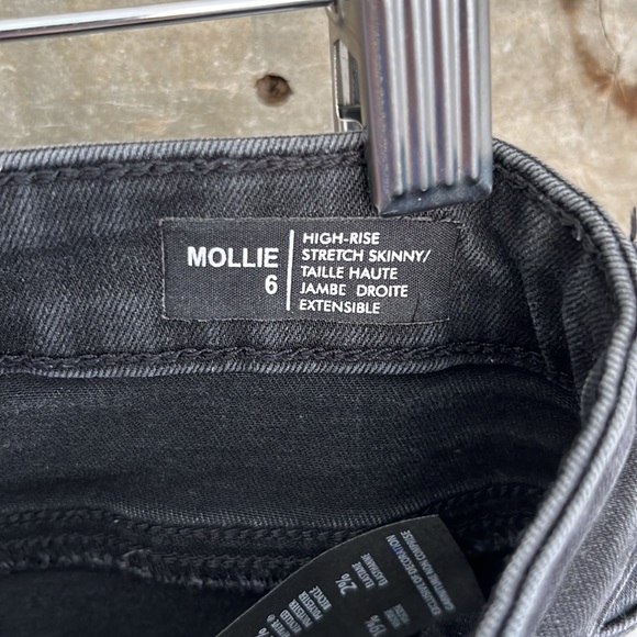 Hi-rise stretch skinny jeans - Picture 3 of 5